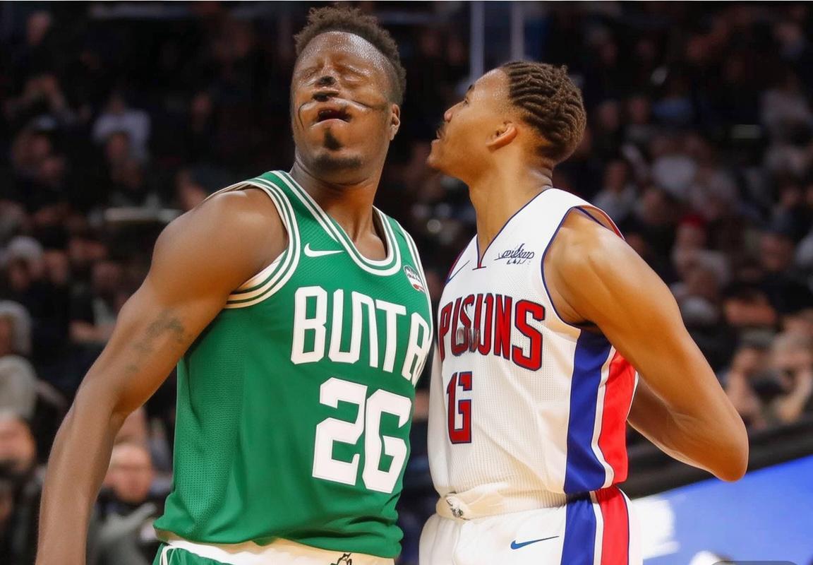 凯尔特人vs活塞东部榜首之争：杰伦·布朗与凯德·康宁汉姆核心对决